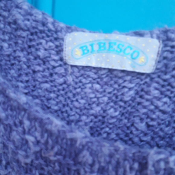 Boho Tank Sweater Vintage Bibb Style Knit Top - Picture 5 of 14